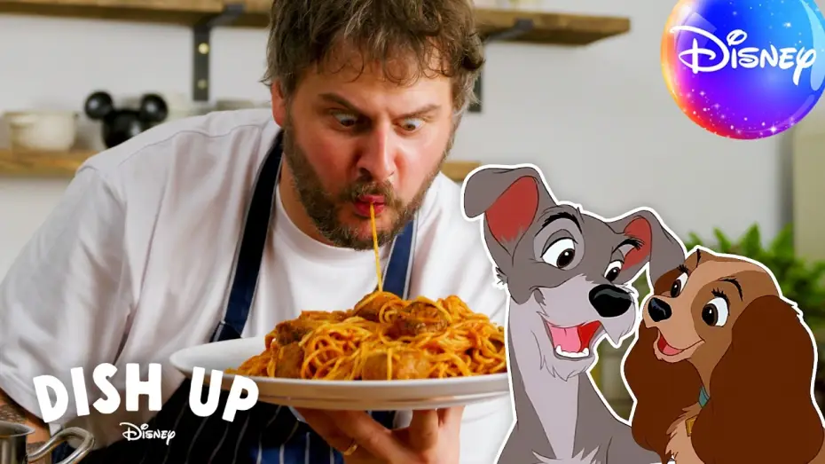 Video for the film Lady and the Tramp — Recreating Disney’s Most Romantic Dinner | Dish Up Disney