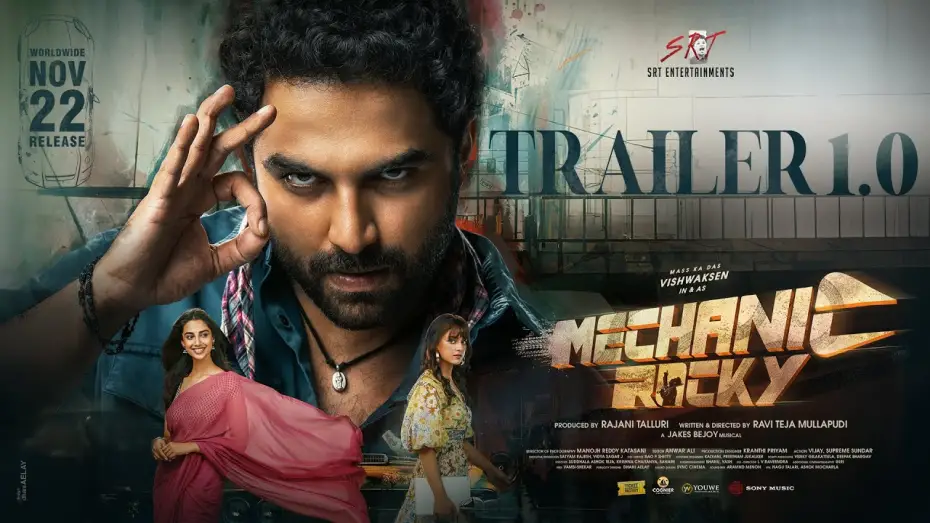 Video for the film Mechanic Rocky — Mechanic Rocky Trailer 1.0 | Vishwaksen | Meenakshi | Shraddha | Ravi Teja M | Jakes Bejoy |Rajani T