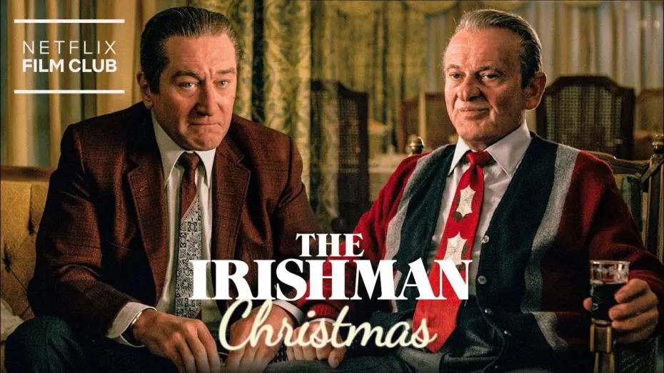 Video for the film The Irishman — Joe Pesci & Robert De Niro Christmas Scenes