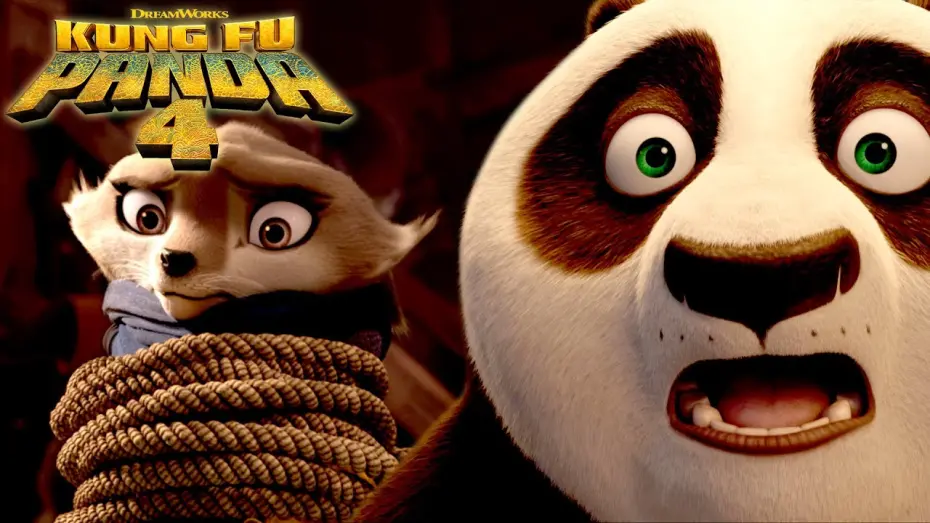 Video for the film Kung Fu Panda 4 — I'm only hungry for vengeance! Po & Zhen's Tavern Brawl