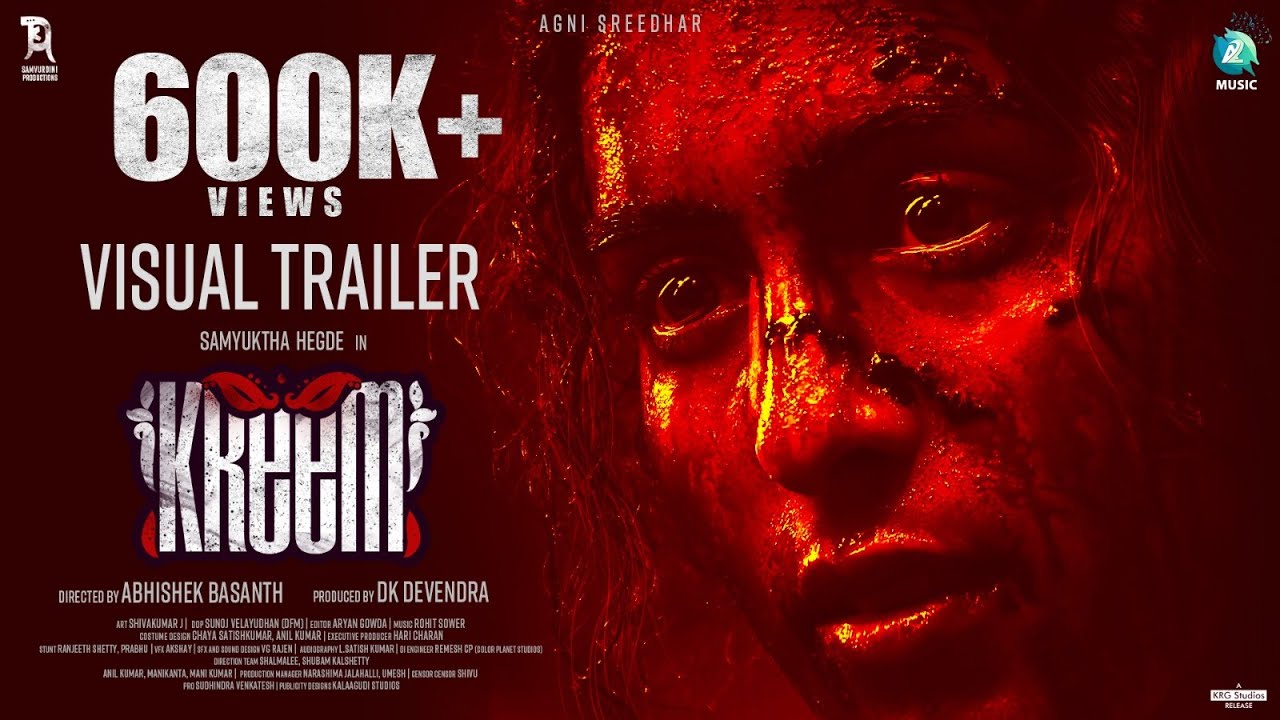 Video for the film Kreem — Kreem Visual Trailer | Samyuktha Hegde |Agni Sreedhar |Abhishek Basanth | D K Devendra |Rohith Sower