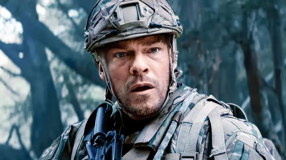 Video for the film War Machine — Alan Ritchson's Military Squad Awakens A Mech - War Machine Clip (2026)