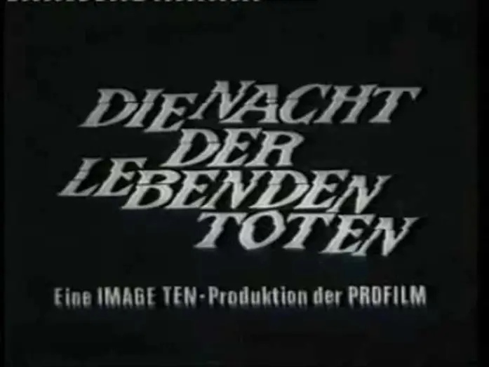 Video for the film Night of the Living Dead — Trailer