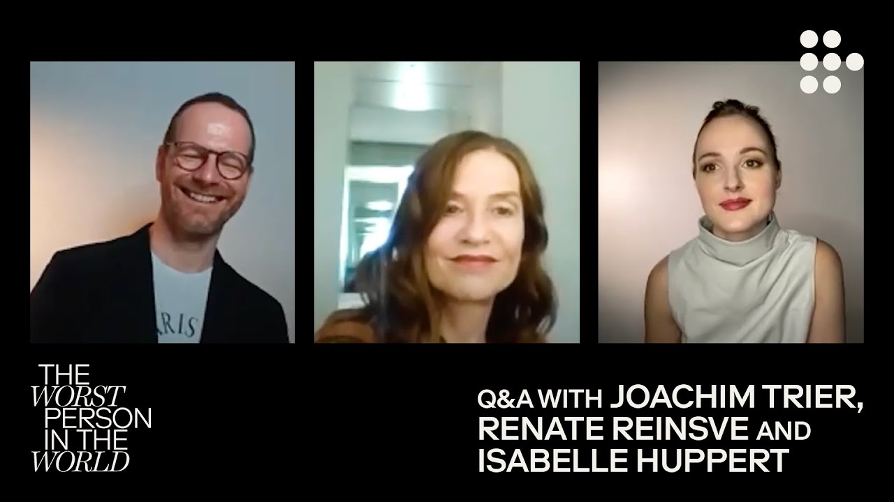 Video for the film The Worst Person in the World — THE WORST PERSON IN THE WORLD | Q&A with Isabelle Huppert | MUBI