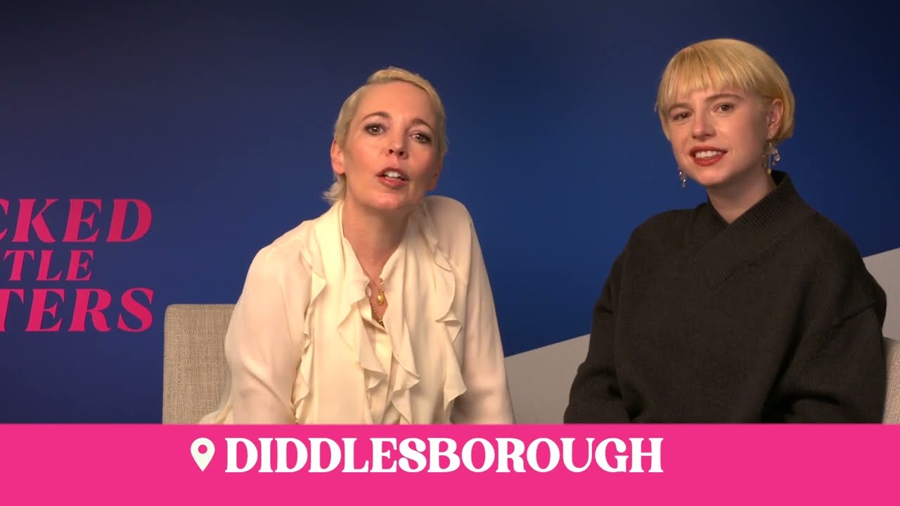 Video for the film Wicked Little Letters — Olivia Colman and Jessie Buckley Guess the Real Town