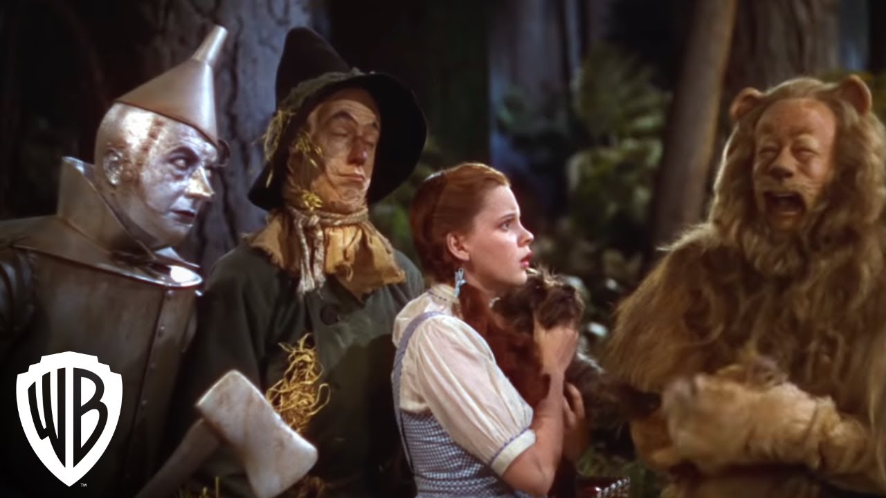 Video for the film The Wizard of Oz — Dorothy Meets The Cowardly Lion