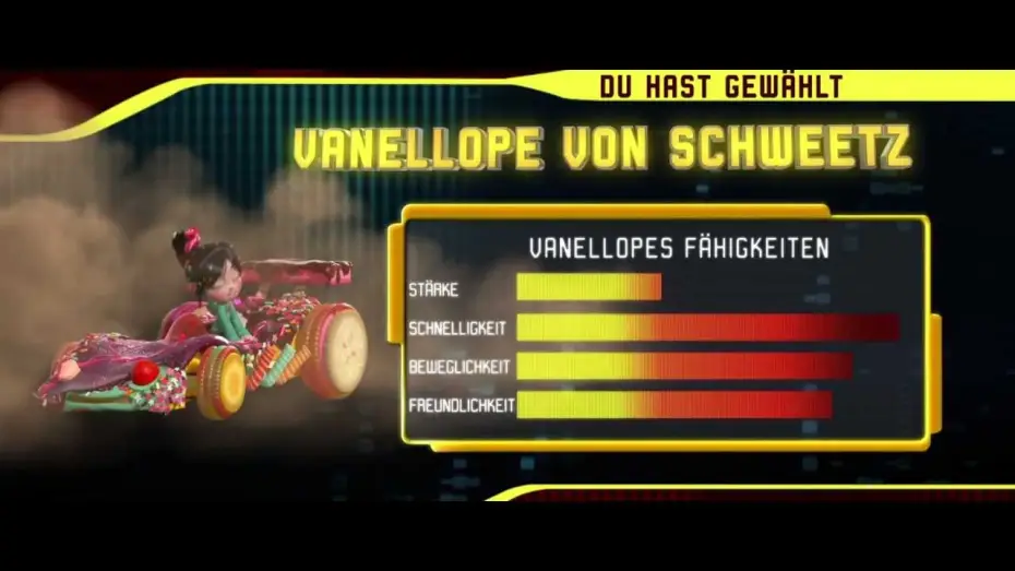 Video for the film Wreck-It Ralph — Ralph reichts - Das ist Vanellope von Schweetz - Deutsch HD