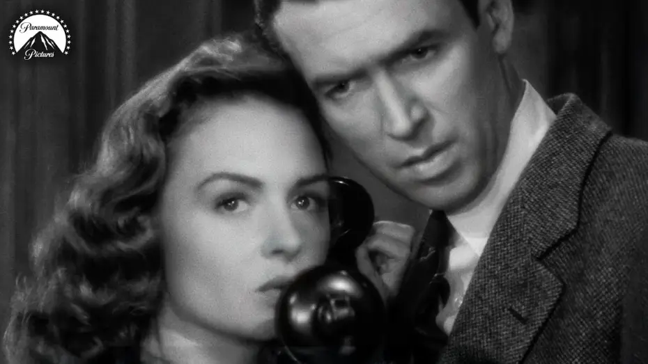 Video for the film It's a Wonderful Life — George Bailey Confesses His Love for Mary