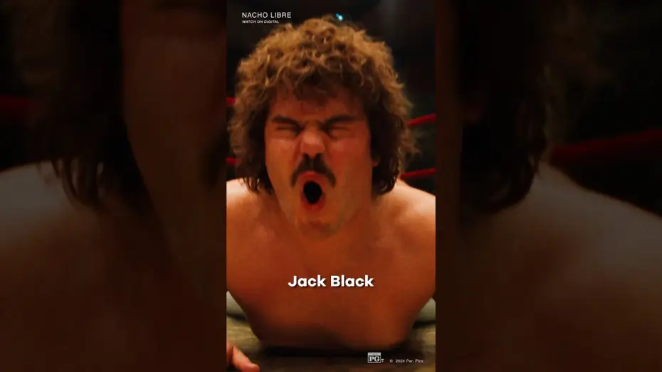 Video for the film Nacho Libre — Jack Black got injured?!