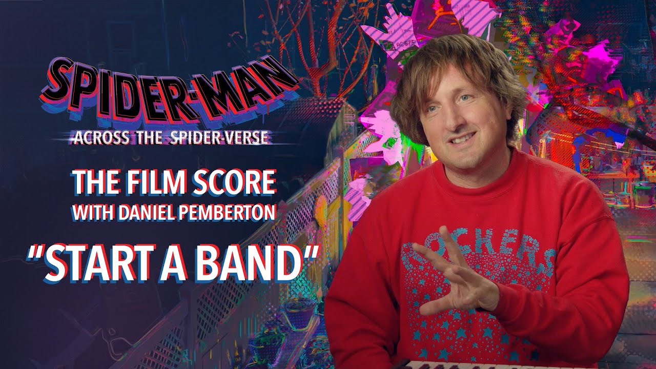 Video for the film Spider-Man: Across the Spider-Verse — The Film Score with Daniel Pemberton - "Start a Band"