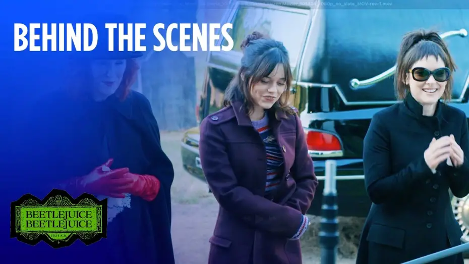 Video for the film Beetlejuice Beetlejuice — Behind the Scenes: Meet the Deetz