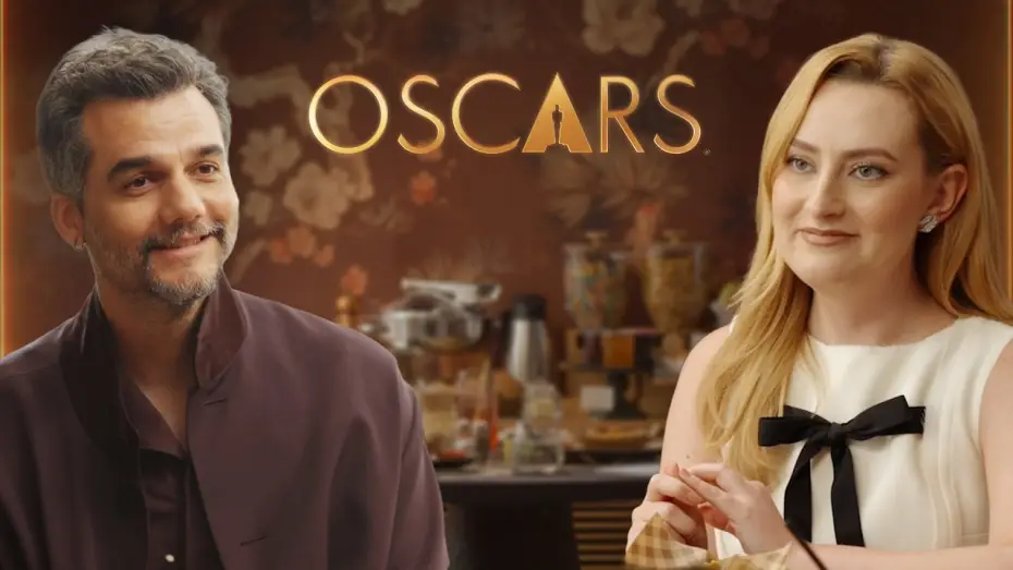 Video for the film The Secret Agent — Wagner Moura & Amelia Dimoldenberg talk Sharks, Futebol, and Carnival | Oscars Pre-Luncheon Luncheon