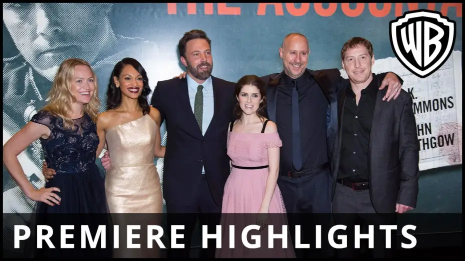 Video for the film The Accountant — European Premiere Highlights