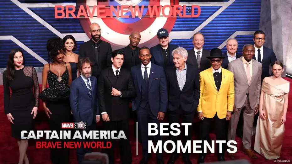 Video for the film Captain America: Brave New World — Best Red Carpet Moments!