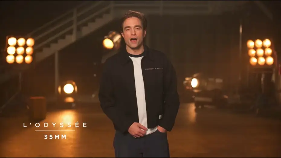 Video for the film The Odyssey — L'Odyssée - Robert Pattinson vous présente L’Odyssée en 35mm VOST [Au cinéma le 15.07.26]