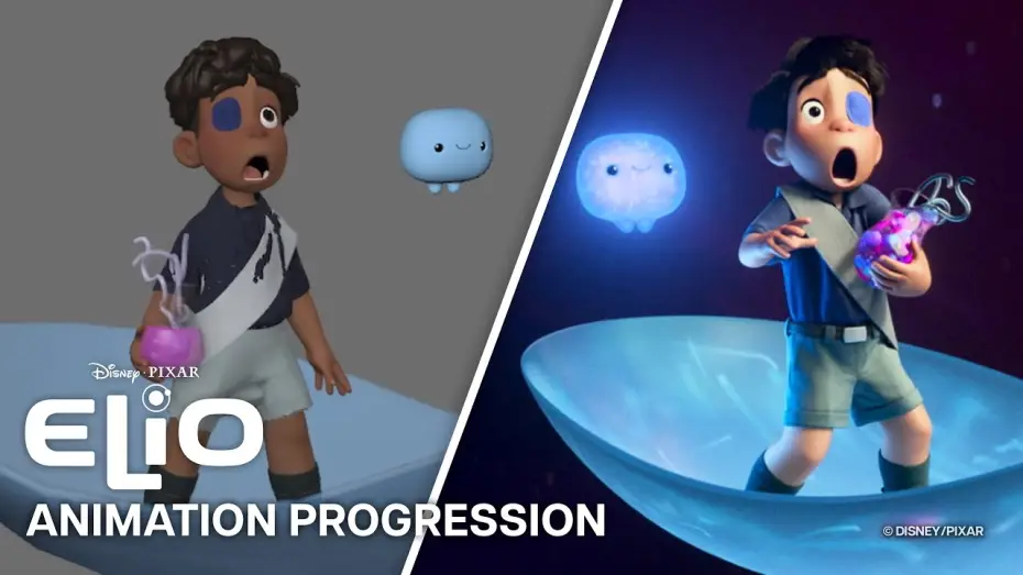 Video for the film Elio — Animation Progression Reel | "Welcome to the Communiverse"