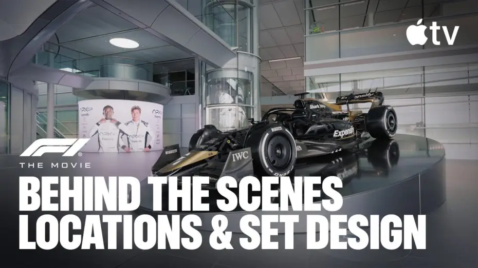 Video for the film F1 — Filming on Location & Designing the Sets - Behind the Scenes