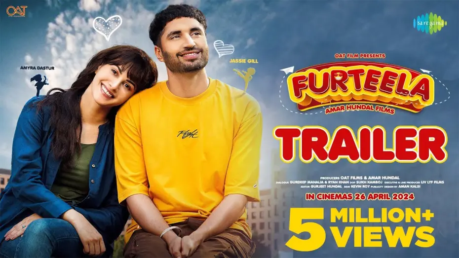Video for the film Furteela — Furteela | Official Trailer | Jassie Gill | Amyra Dastur | Oat Film Production | New Punjabi Movie