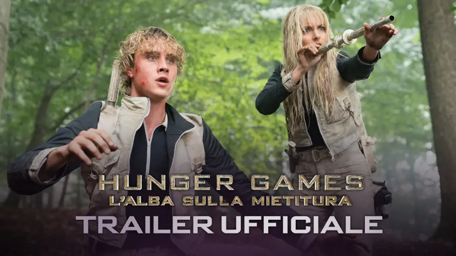 Video for the film The Hunger Games: Sunrise on the Reaping — HUNGER GAMES: L'ALBA SULLA MIETITURA - Trailer Ufficiale - dal 19 Novembre 2026 #soloalcinema