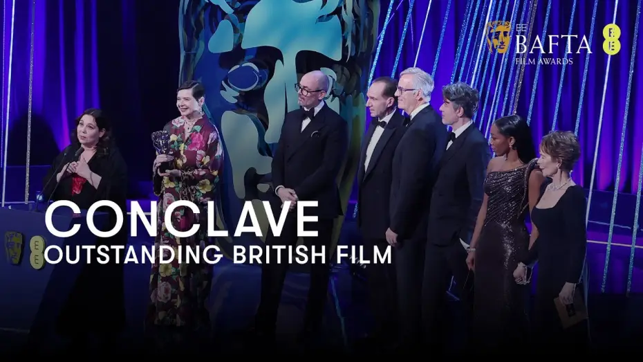 Video for the film Conclave — Conclave wins Best British Film to Edward Berger's delight | BAFTA Film Awards 2025