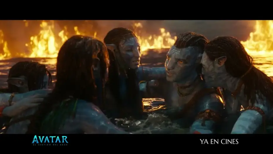 Video for the film Avatar: The Way of Water — Anuncio: 'El mayor espectáculo visual de la historia del cine'