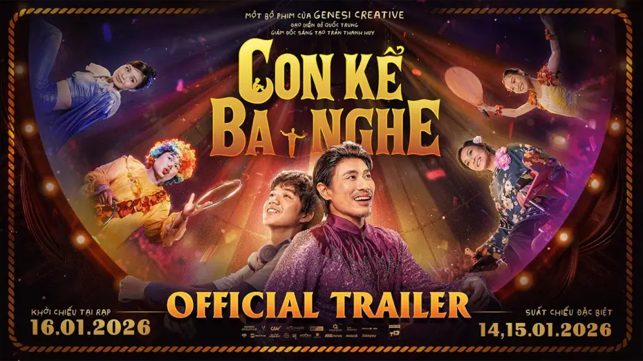 Video for the film Let Me Tell You, Dad — CON KỂ BA NGHE | OFFICIAL TRAILER | SUẤT CHIẾU ĐẶC BIỆT CẢ NGÀY 14,15.01.2026 - KC 16.01.2026