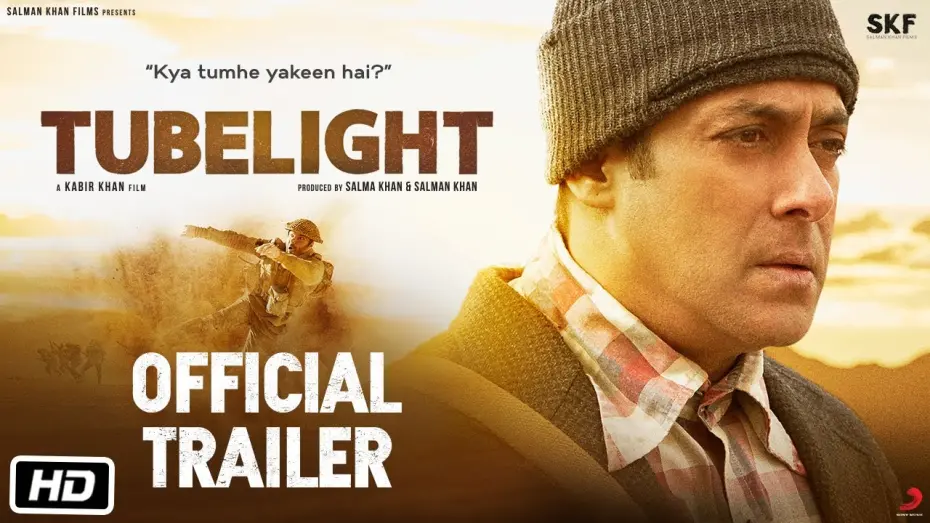 Video for the film Tubelight — Tubelight | Official Trailer | Salman Khan | Sohail Khan | Kabir Khan