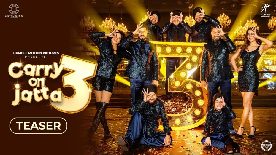 Video for the film Carry On Jatta 3 — CARRY ON JATTA 3 (Teaser) Gippy Grewal | Binnu Dhillon | Sonam Bajwa | Latest Punjabi Movies 2023