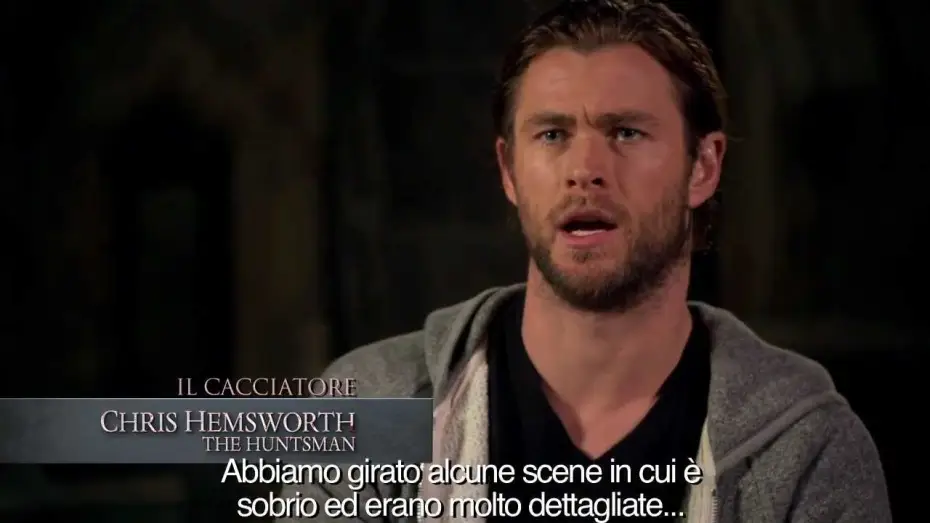 Video for the film Snow White and the Huntsman — Sul set di Biancaneve e il Cacciatore - "Il cacciatore ubriaco" (sottotitoli in italiano)
