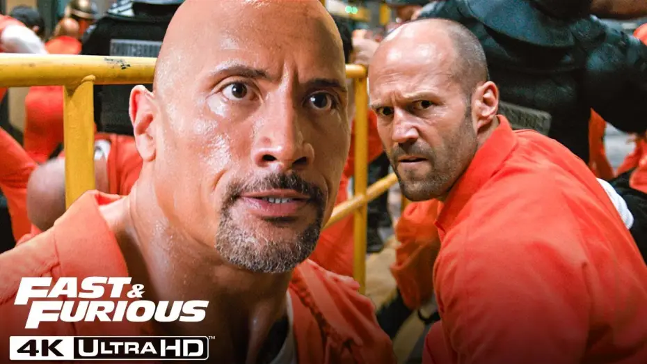 Video for the film The Fate of the Furious — Hobbs & Shaw Escaping Prison
