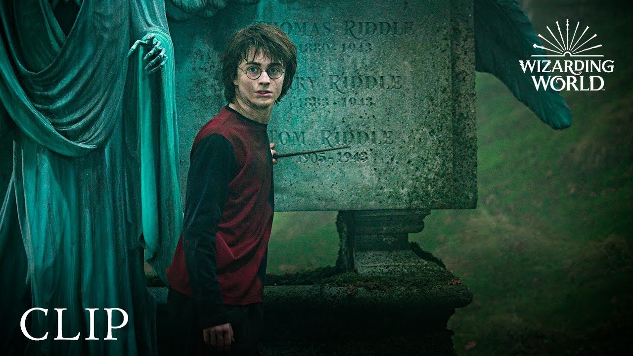 Video for the film Harry Potter and the Goblet of Fire — Harry vs Voldemort 'Priori Incantatem' Duel in the Cemetery | Harry Potter and the Goblet of Fire