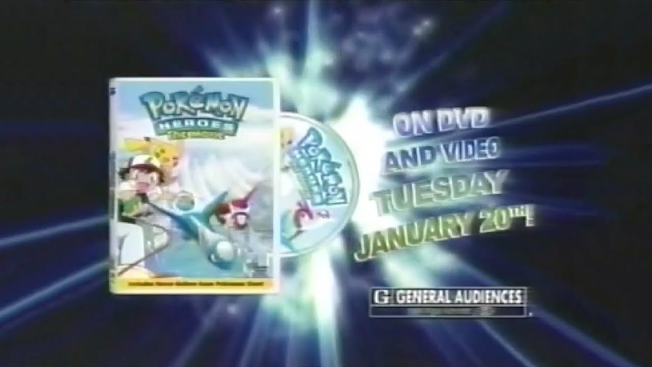 Video for the film Pokémon Heroes — DVD Trailer