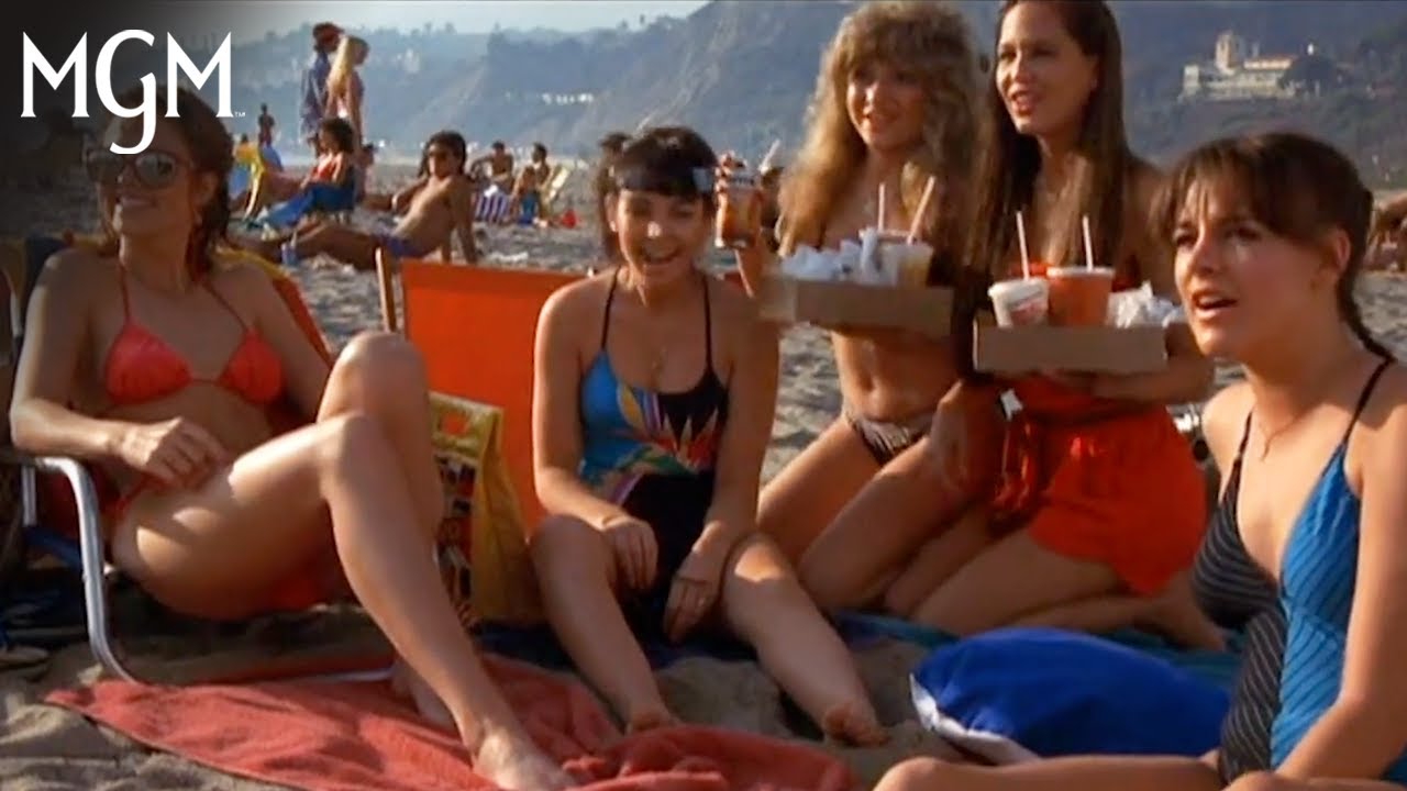 Video for the film Valley Girl — "What A Hunk" Beach Scene