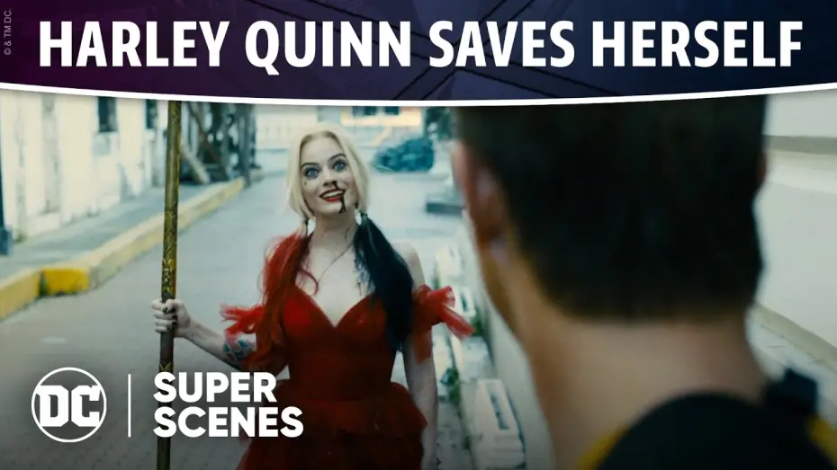 Video for the film The Suicide Squad — DC Super Scenes: Harley Quinn Saves Herself