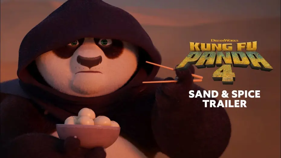 Video for the film Kung Fu Panda 4 — Sand & Spice Trailer