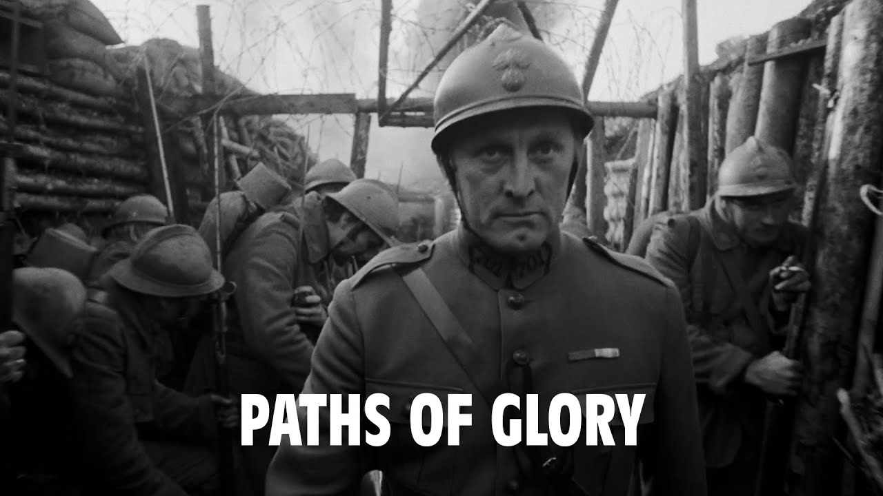 Video for the film Paths of Glory — Dax leads his soldiers over the top into no man's land