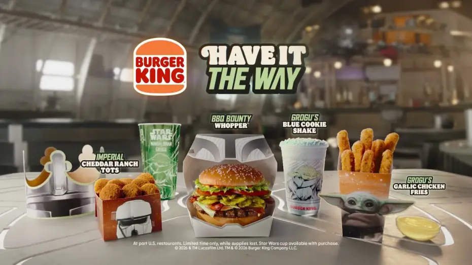 Video for the film The Mandalorian & Grogu — Grogu's Hungry | The Mandalorian & Grogu Menu at BK