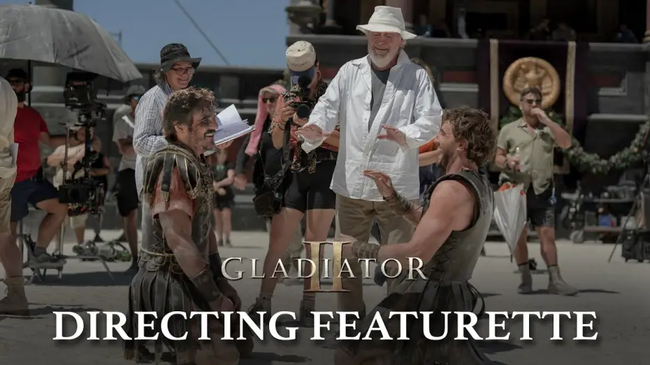 Video for the film Untitled Gladiator Sequel — Directing Gladiator II