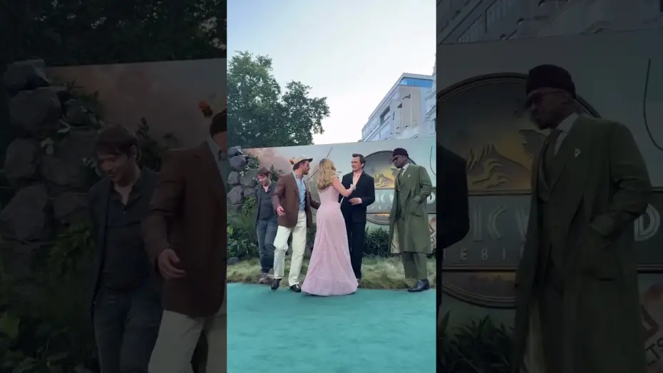 Video for the film Untitled Jurassic World Movie — The dino mite stars and Director of Jurassic World Rebirth