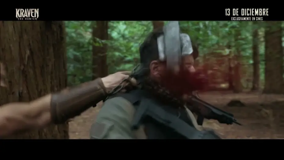 Video for the film Kraven the Hunter — Protagonizada por Aaron Taylor-Johnson