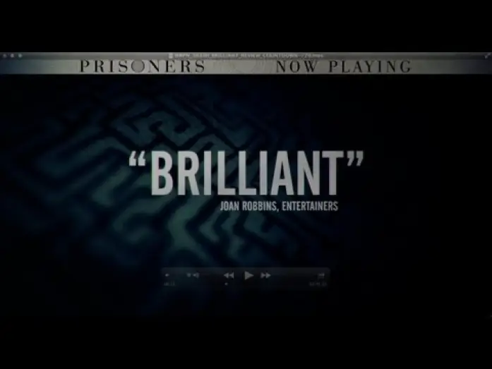 Video for the film Prisoners — Now Playing Spot 1