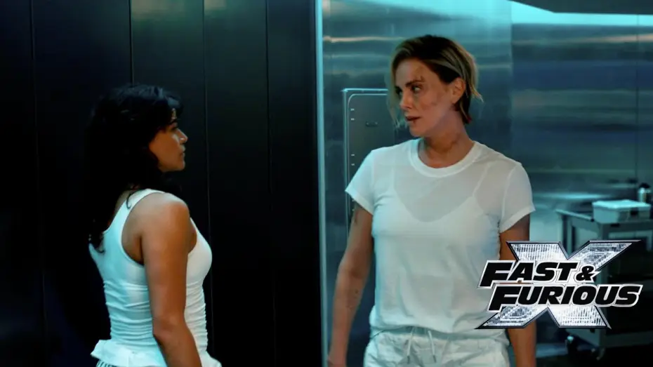 Video for the film Fast X — Clip - Letty empieza a pelear con Cipher mientras escapan