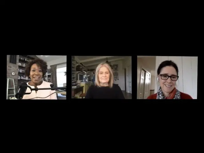 Video for the film The Glorias — The Glorias: Joy Reid in conversation with Julie Taymor and Gloria Steinem