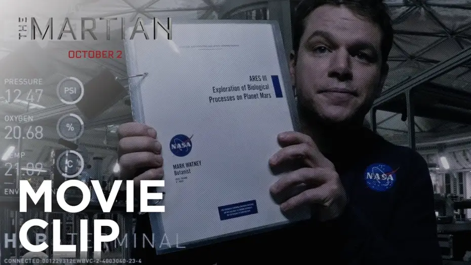 Video for the film The Martian — "Do The Math" Clip