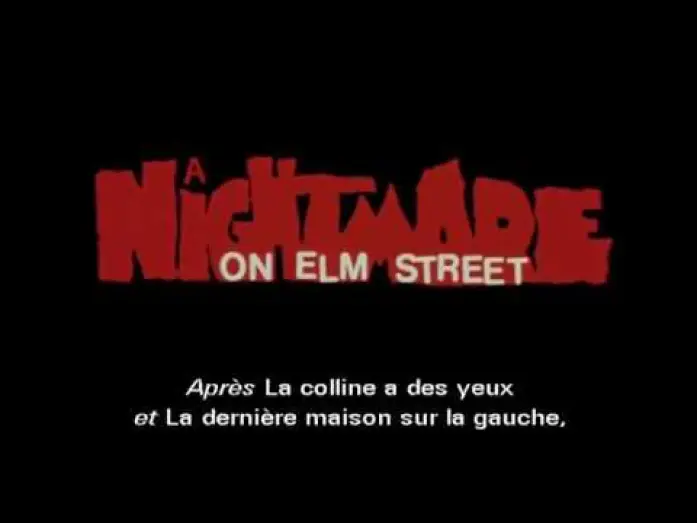 Video for the film A Nightmare on Elm Street — Les Griffes de la Nuit (1984) ≈ Bande-Annonce VOSTFR