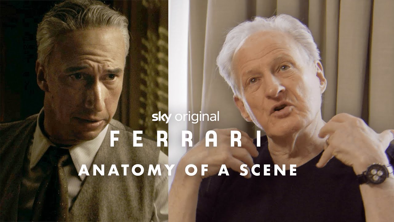 Video for the film Ferrari — Michael Mann on Enzo Ferrari and casting Adam Driver and Penélope Cruz