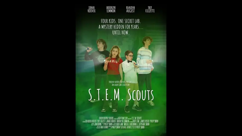 Video for the film S.T.E.M. Scouts — S.T.E.M. Scouts (2025) - missing kids, secret lab - thrilling overnight school horror mystery!