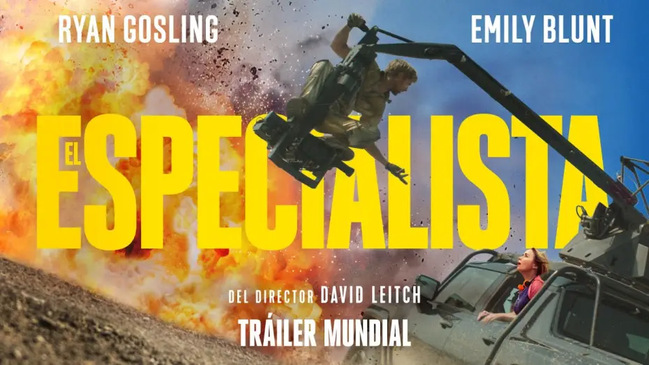 Video for the film The Fall Guy — Tráiler Oficial 1 en español