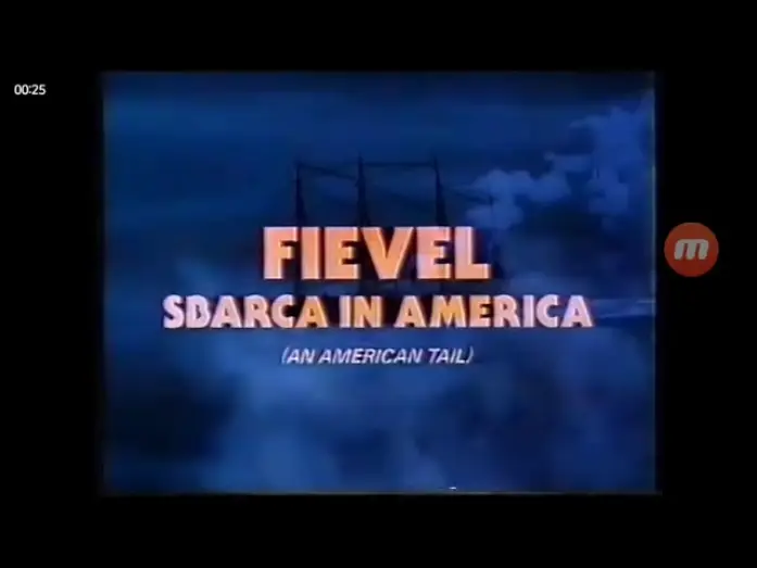 Video for the film An American Tail — Fievel Sbarca in America 1986 Trailer Italiano
