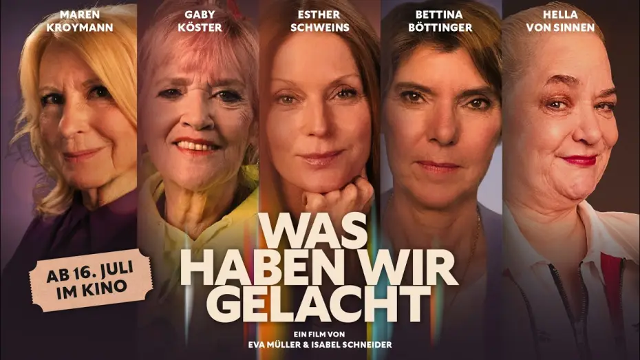 Video for the film Was haben wir gelacht — WAS HABEN WIR GELACHT (Trailer) | Ab dem 16. Juli im Kino